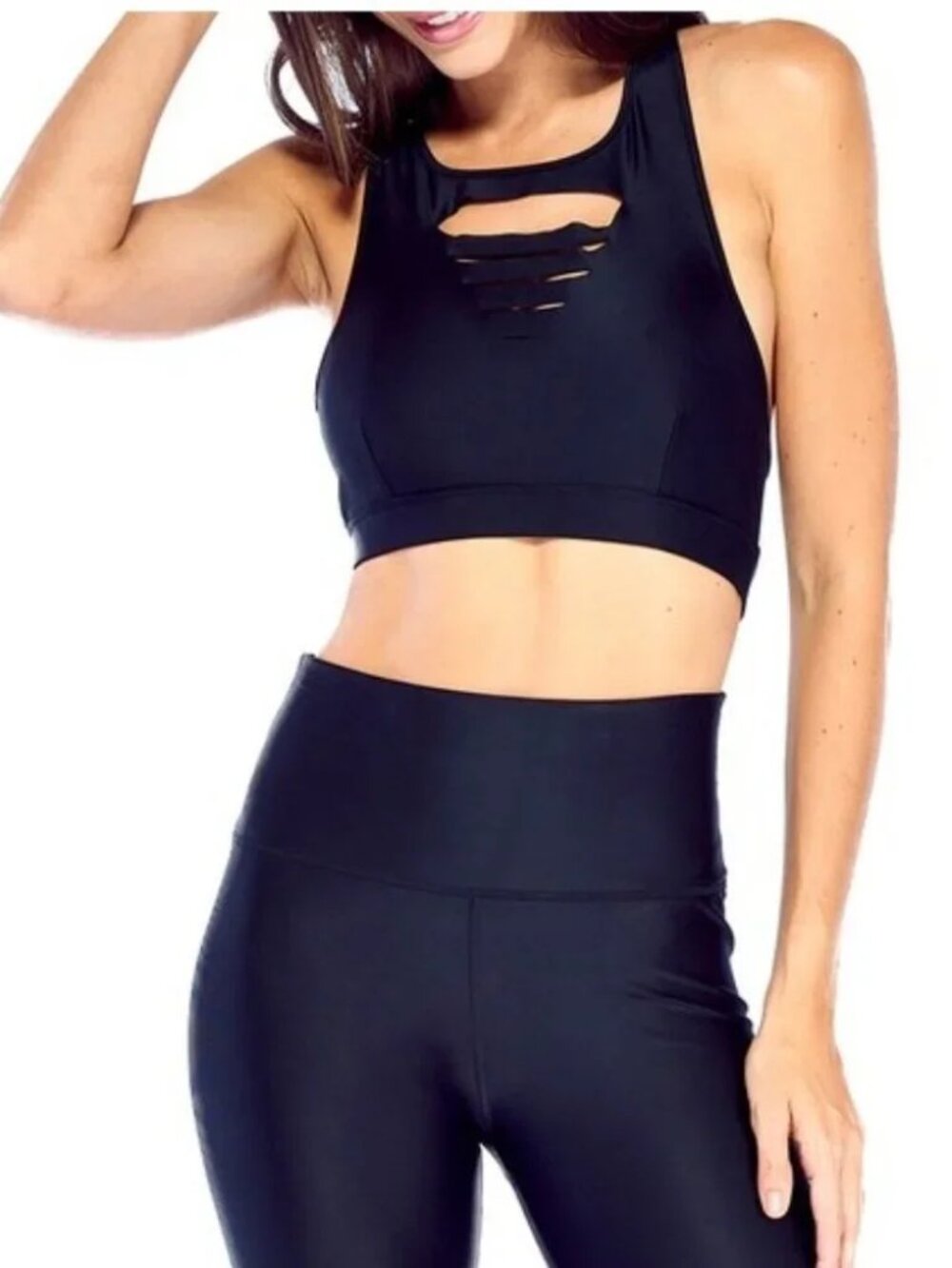 Electric Yoga The Slash Crisscross Back Bra